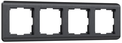 Рамка универсальная Werkel Stream 4-м. графит фото Рамка универсальная Werkel Stream 4-м. графит картинка